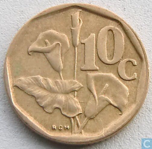 South Africa 10 Cents  coin collectible - Main Image 2
