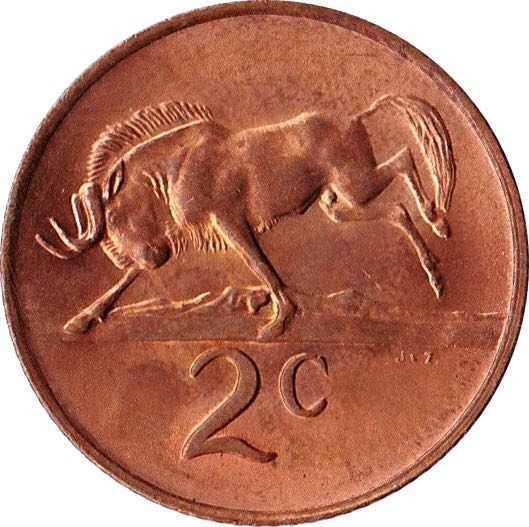 South Africa 2 Cents  coin collectible - Main Image 2