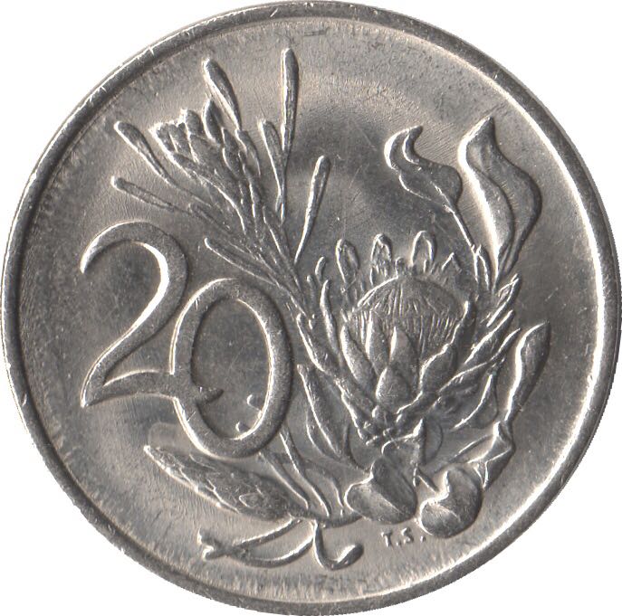 South Africa 20 Cents  coin collectible - Main Image 2