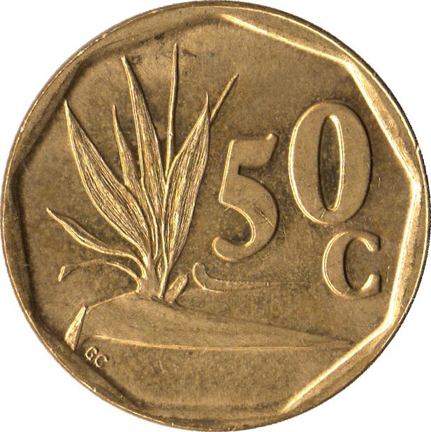South Africa 50 Cents  coin collectible - Main Image 2