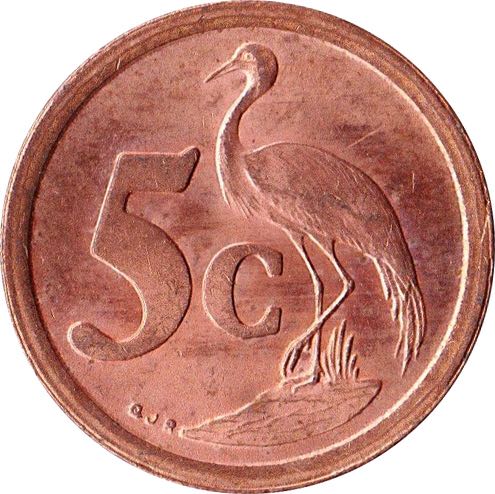 South Africa 5 Cents  coin collectible - Main Image 2