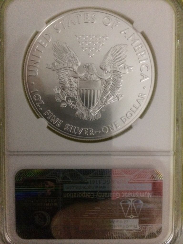 2014 W Silver Eagle  coin collectible - Main Image 2