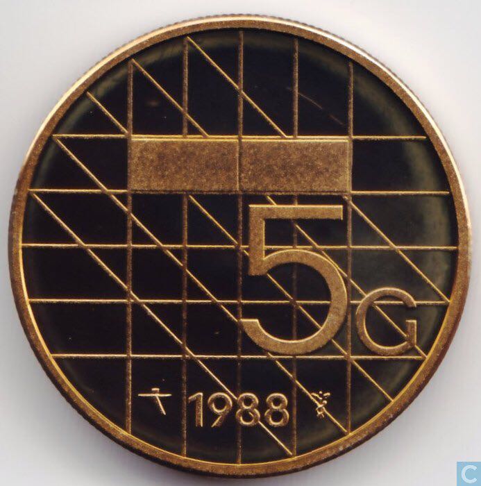 Netherlands 5 Gulden  coin collectible - Main Image 2