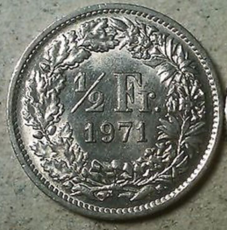 Switzerland ½ Franken  coin collectible - Main Image 2