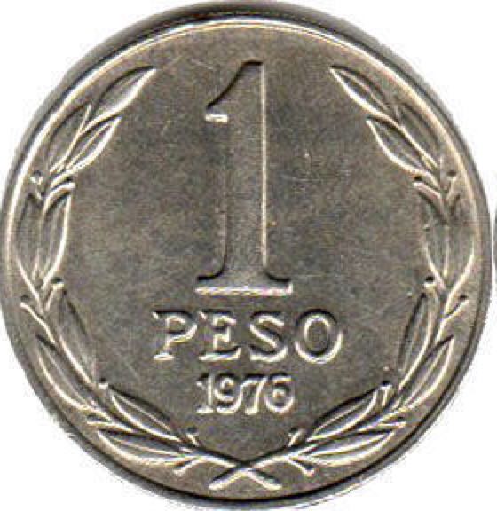 Chile 1 Peso  coin collectible - Main Image 2