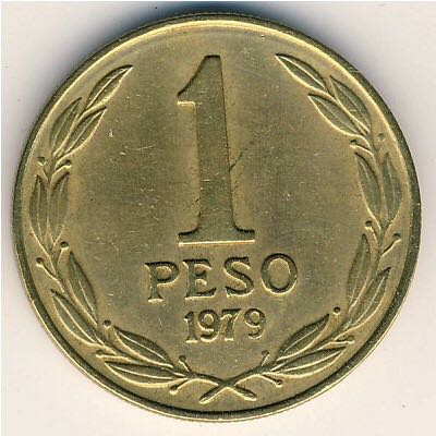 Chile 1 Peso  coin collectible - Main Image 2