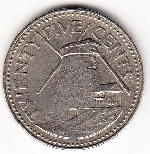 Barbados 25 Cents  coin collectible - Main Image 2
