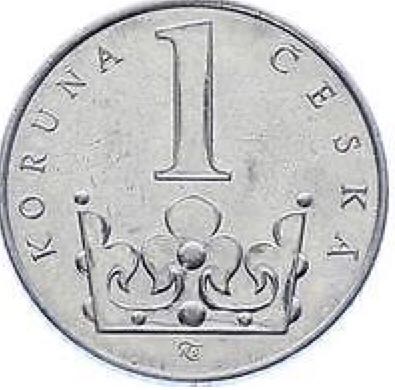 Czech Republic 1 Koruna  coin collectible - Main Image 2