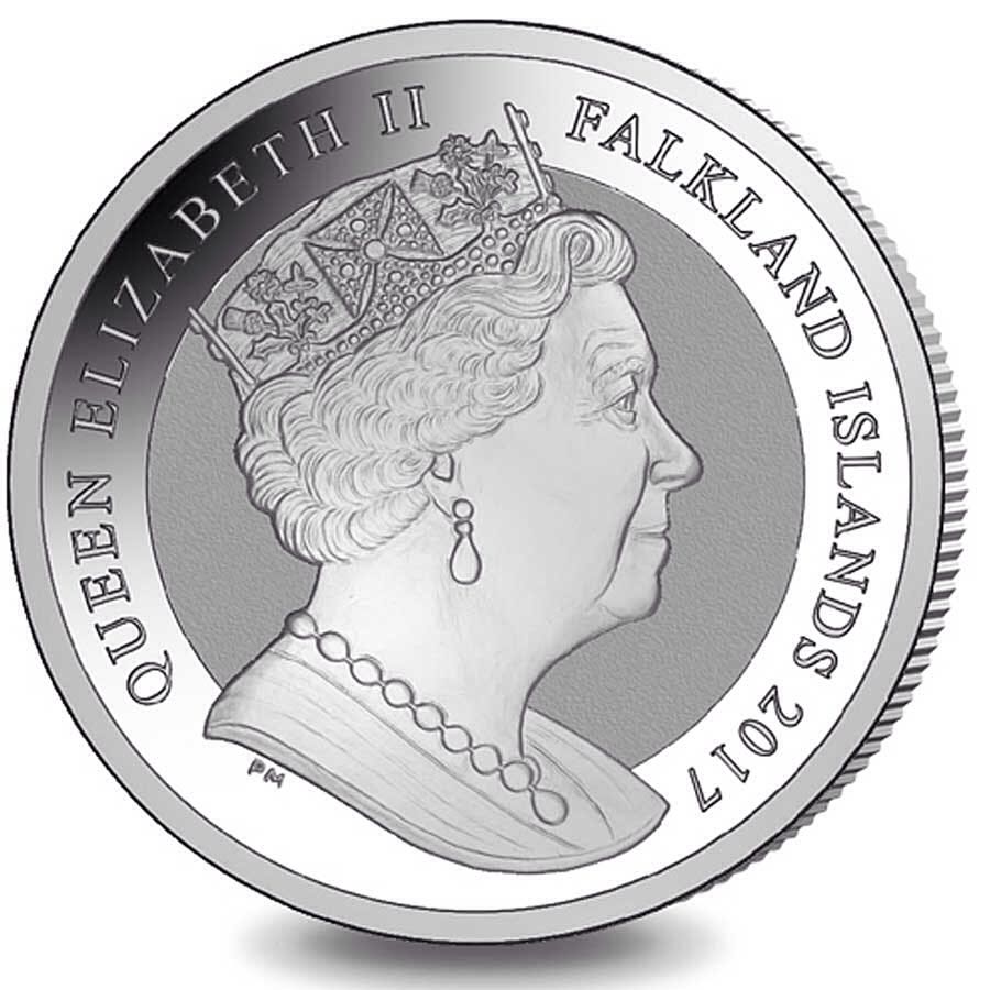 Falkland Islands 1 Oz Silver Britannia Reverse Proof   coin collectible - Main Image 2