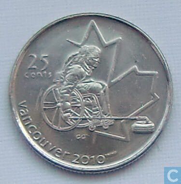 Canada 25 Cents "Paralympics”  coin collectible - Main Image 2