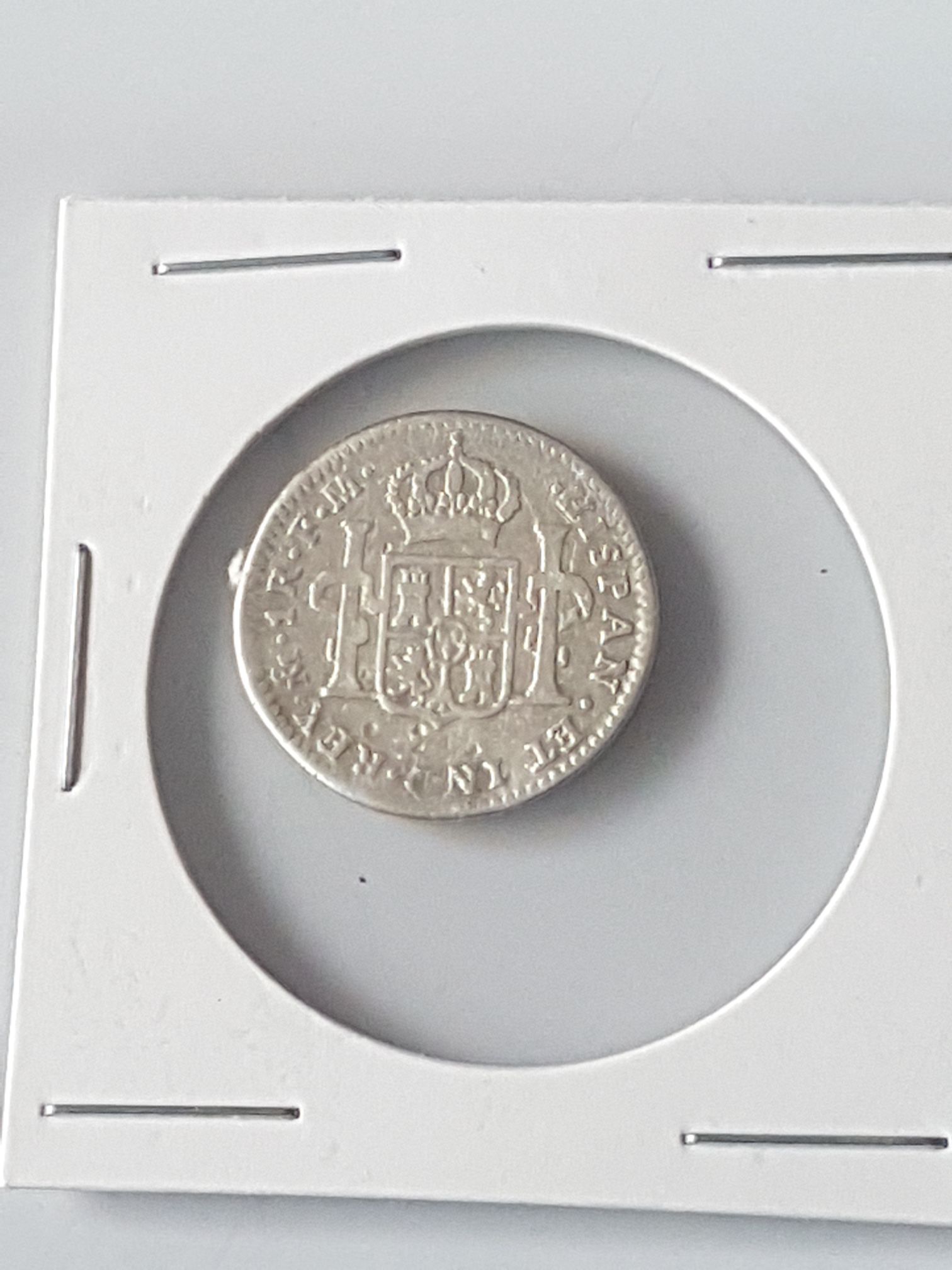 1 Real Carolus IV  coin collectible - Main Image 2