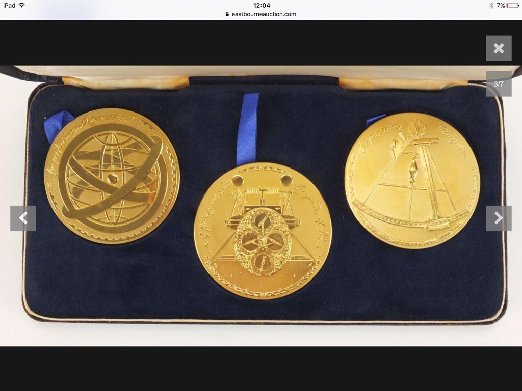 300 Years Of The Royal Greenwich Observatory - 3 Medal Set  coin collectible - Main Image 2