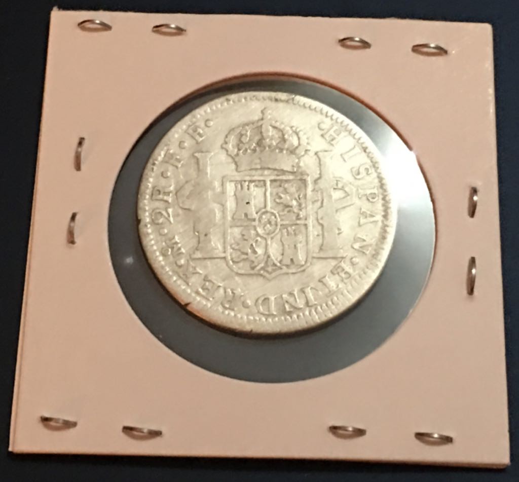 2 Reales Carolus III  coin collectible - Main Image 2