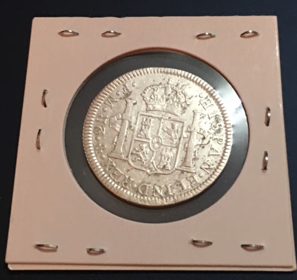 2 Reales Carolus III  coin collectible - Main Image 2