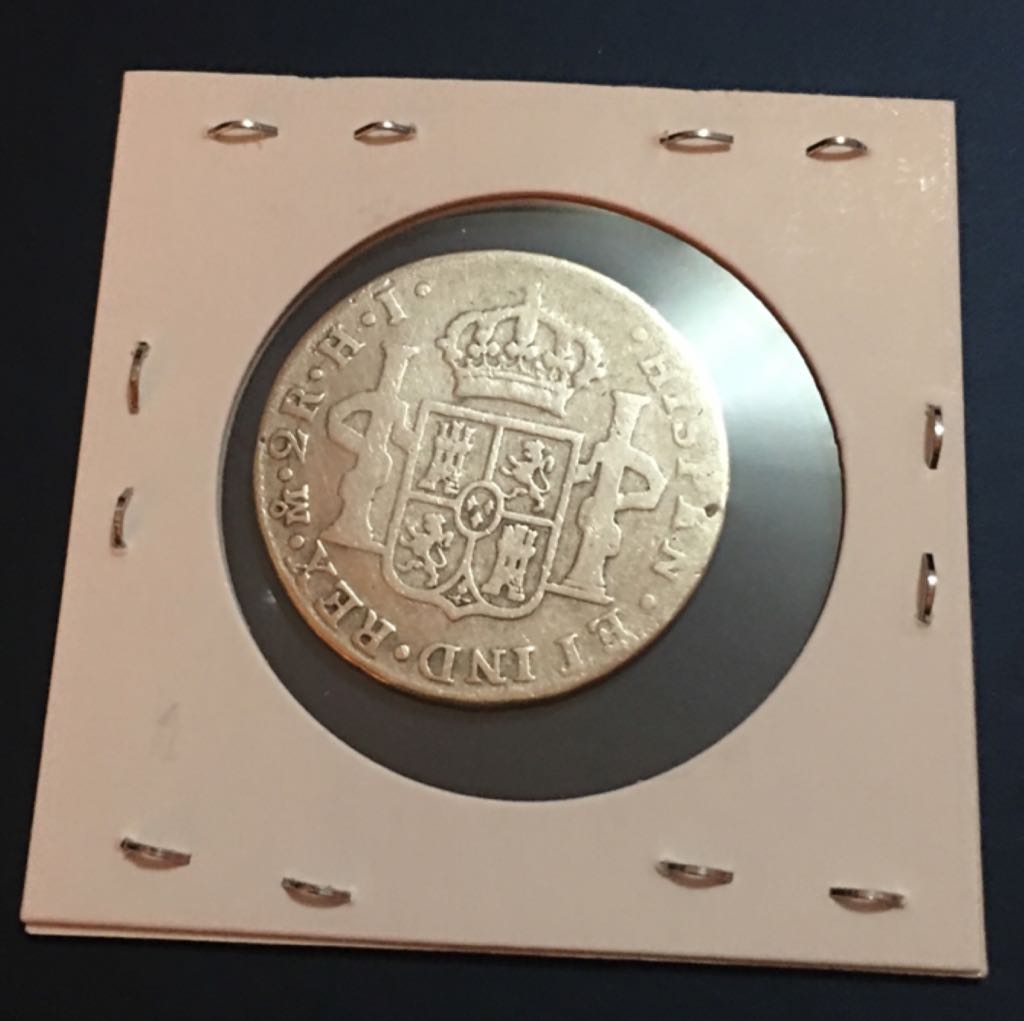 2 Reales Ferdinand VII  coin collectible - Main Image 2