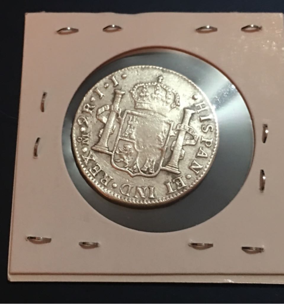 2 Reales Ferdinand VII  coin collectible - Main Image 2