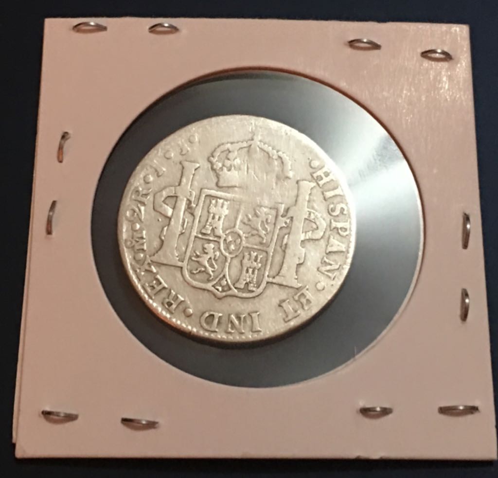 2 Reales Ferdinand VII  coin collectible - Main Image 2