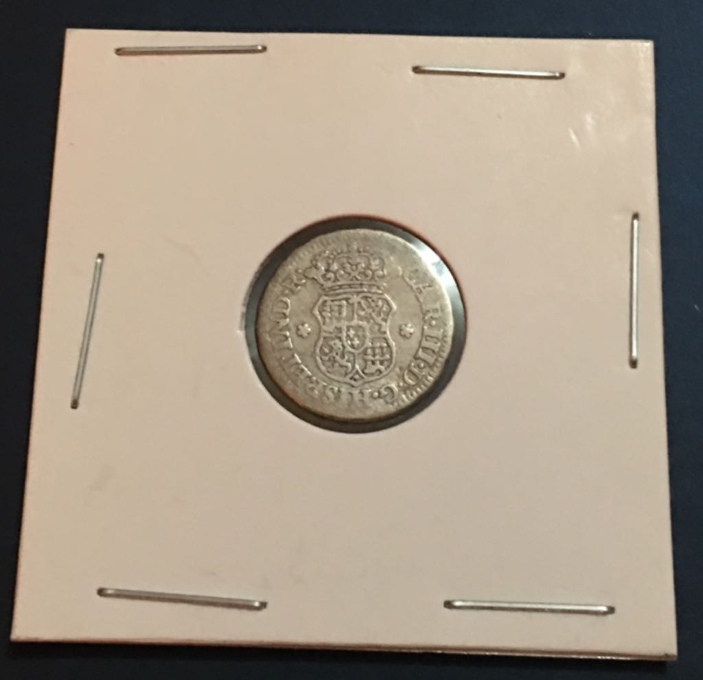 1/2 Real Carolus III  coin collectible - Main Image 2