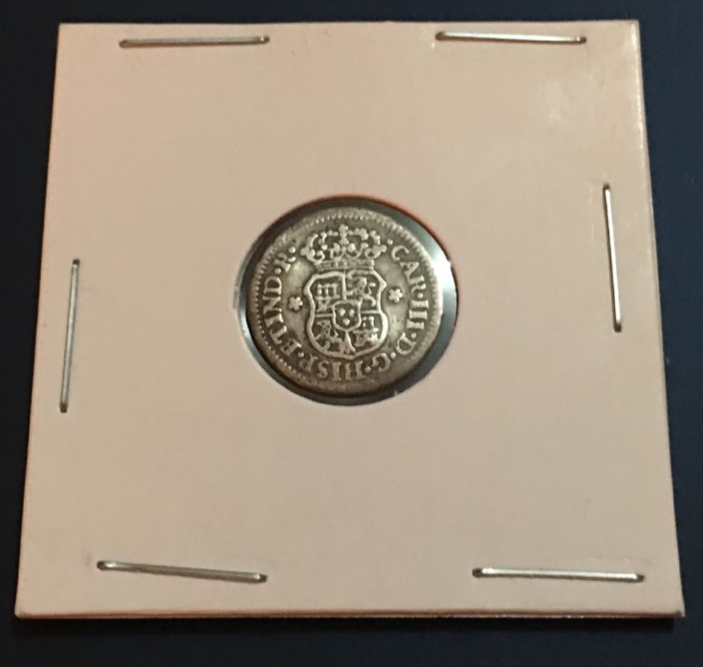 1/2 Real Carolus III  coin collectible - Main Image 2