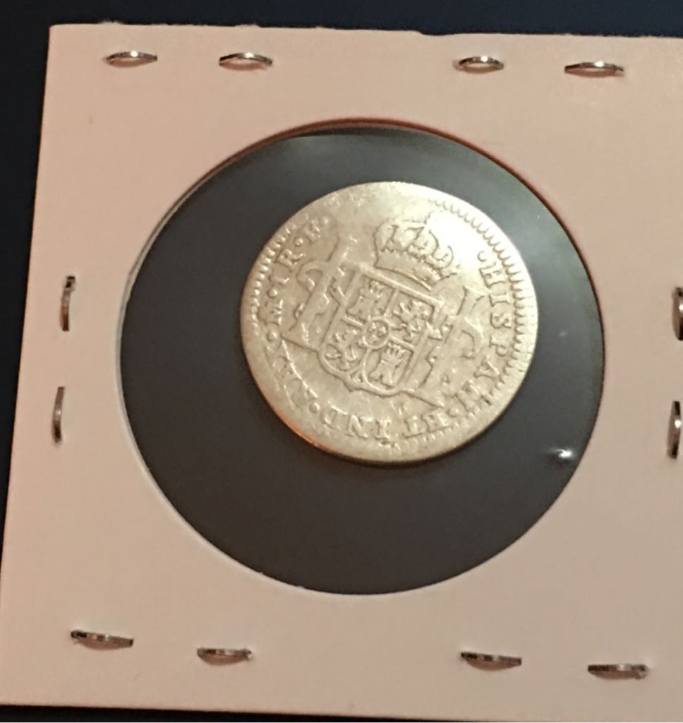 1 Real Carolus III  coin collectible - Main Image 2