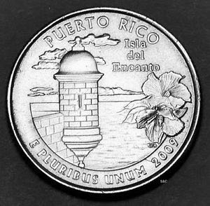 2009 P Puerto Rico Quarter  coin collectible - Main Image 2