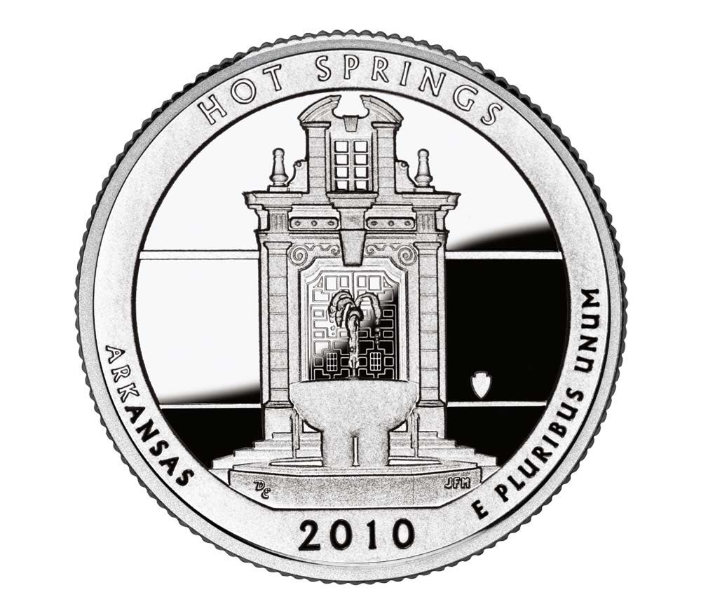 2010 D Arkansas Hot Springs NP  coin collectible - Main Image 2
