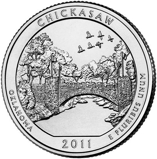 2011 Chickasaw Quarter (Need P)  coin collectible - Main Image 2