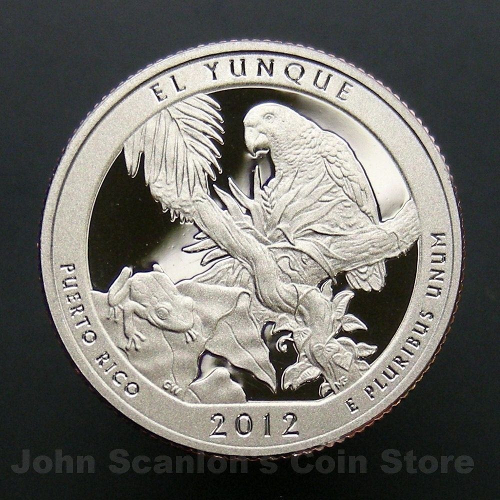 2012 S El Yunque Quarter  coin collectible - Main Image 2