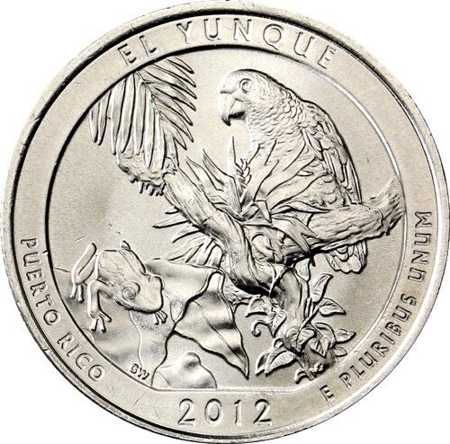 2012 El Yunque Quarter (Need P)  coin collectible - Main Image 2