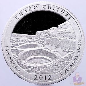 2012 S Chaco Culture Quarter  coin collectible - Main Image 2