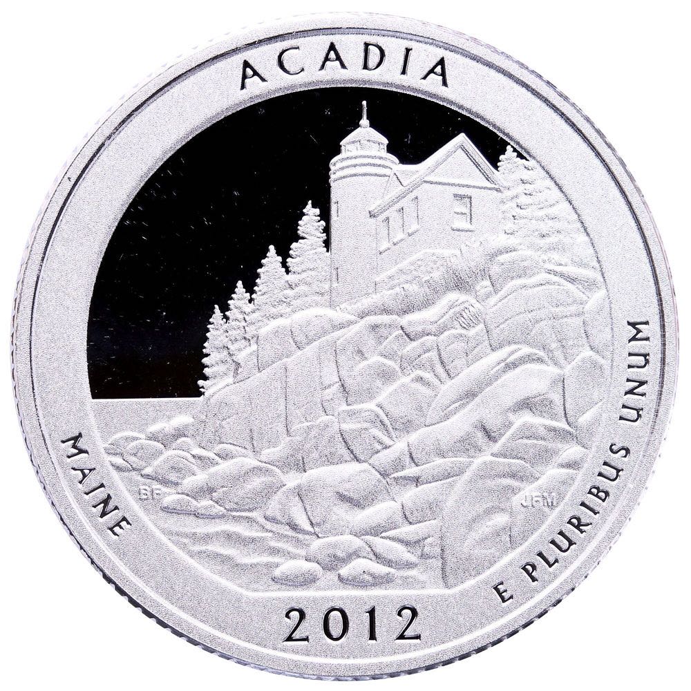 2012 S Acadia Quarter  coin collectible - Main Image 2