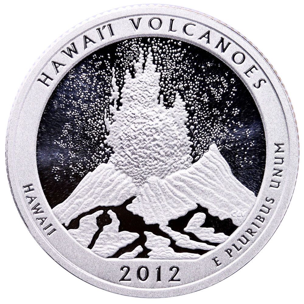 2012 S Hawaii Volcanoes Quarter  coin collectible - Main Image 2