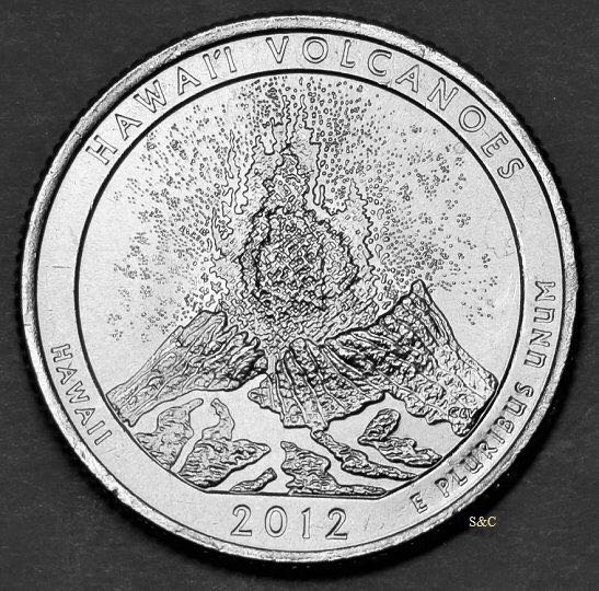 2012 Hawaii Volcanoes Quarter (Need P)  coin collectible - Main Image 2