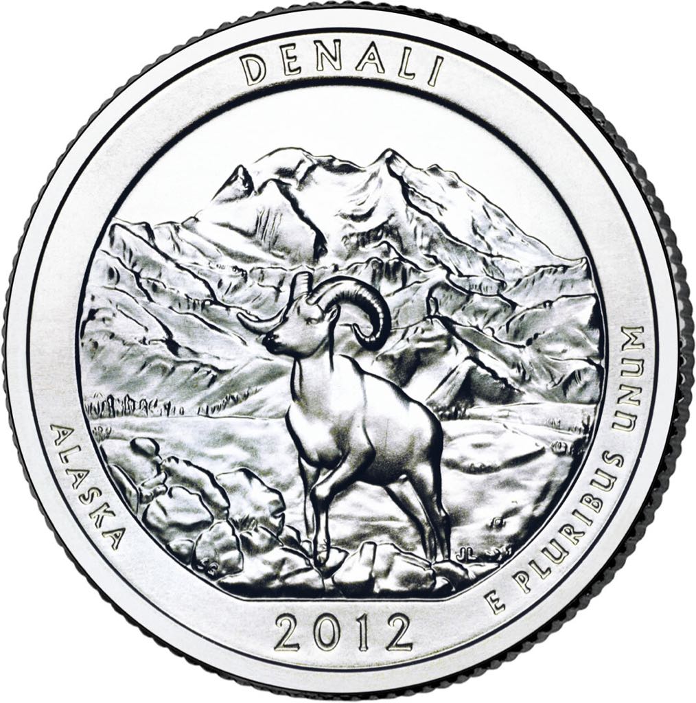 2012 S Denali Quarter  coin collectible - Main Image 2