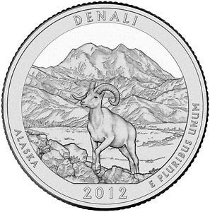 2012 Denali Quarter  coin collectible - Main Image 2