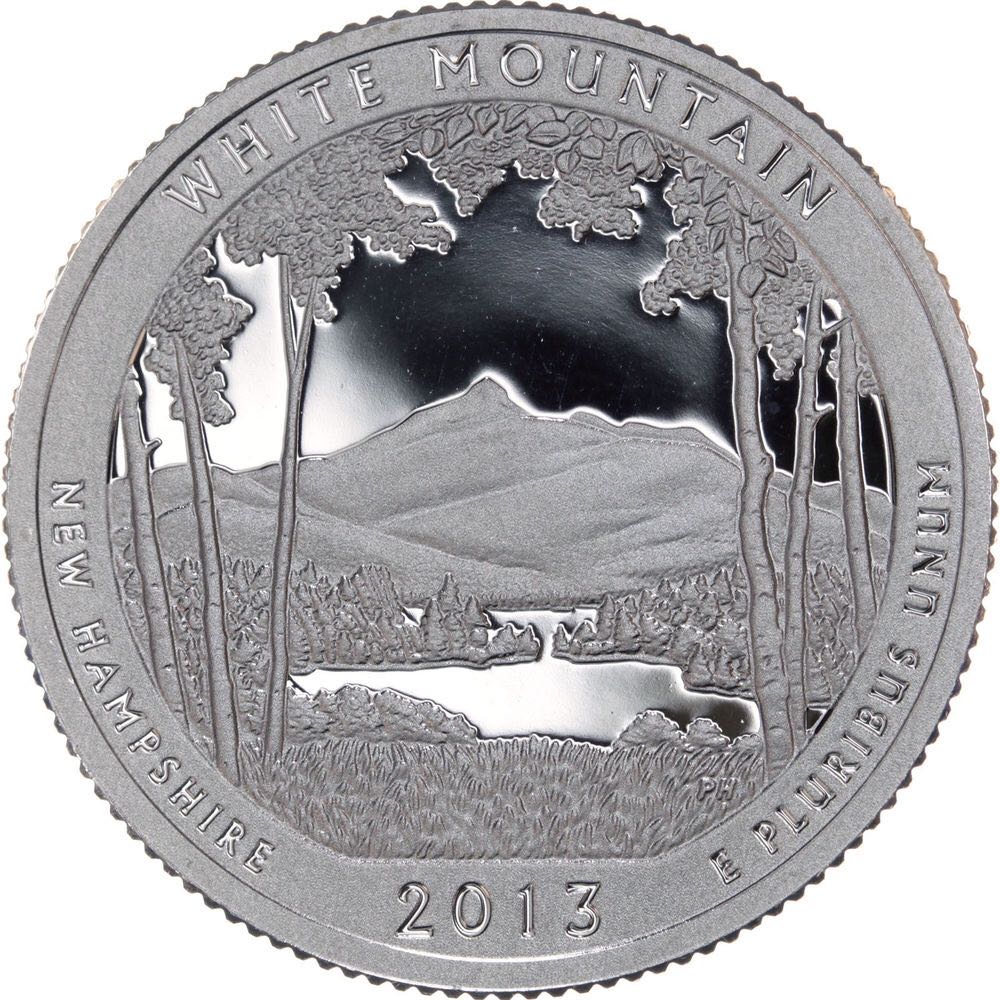 Washington Quarter- White Mountain  coin collectible - Main Image 2