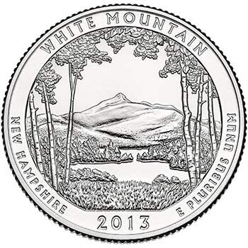 2013 White Mountain Quarter  coin collectible - Main Image 2