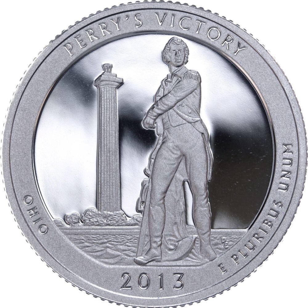 2013 S Perry’s Victory Quarter  coin collectible - Main Image 2