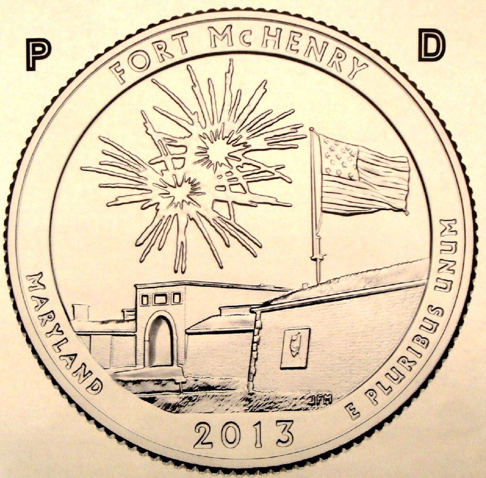 Fort McHenry 2013 (P)  coin collectible - Main Image 2