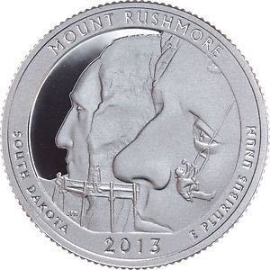 Washington Quarter- Mount Rushmore  coin collectible - Main Image 2