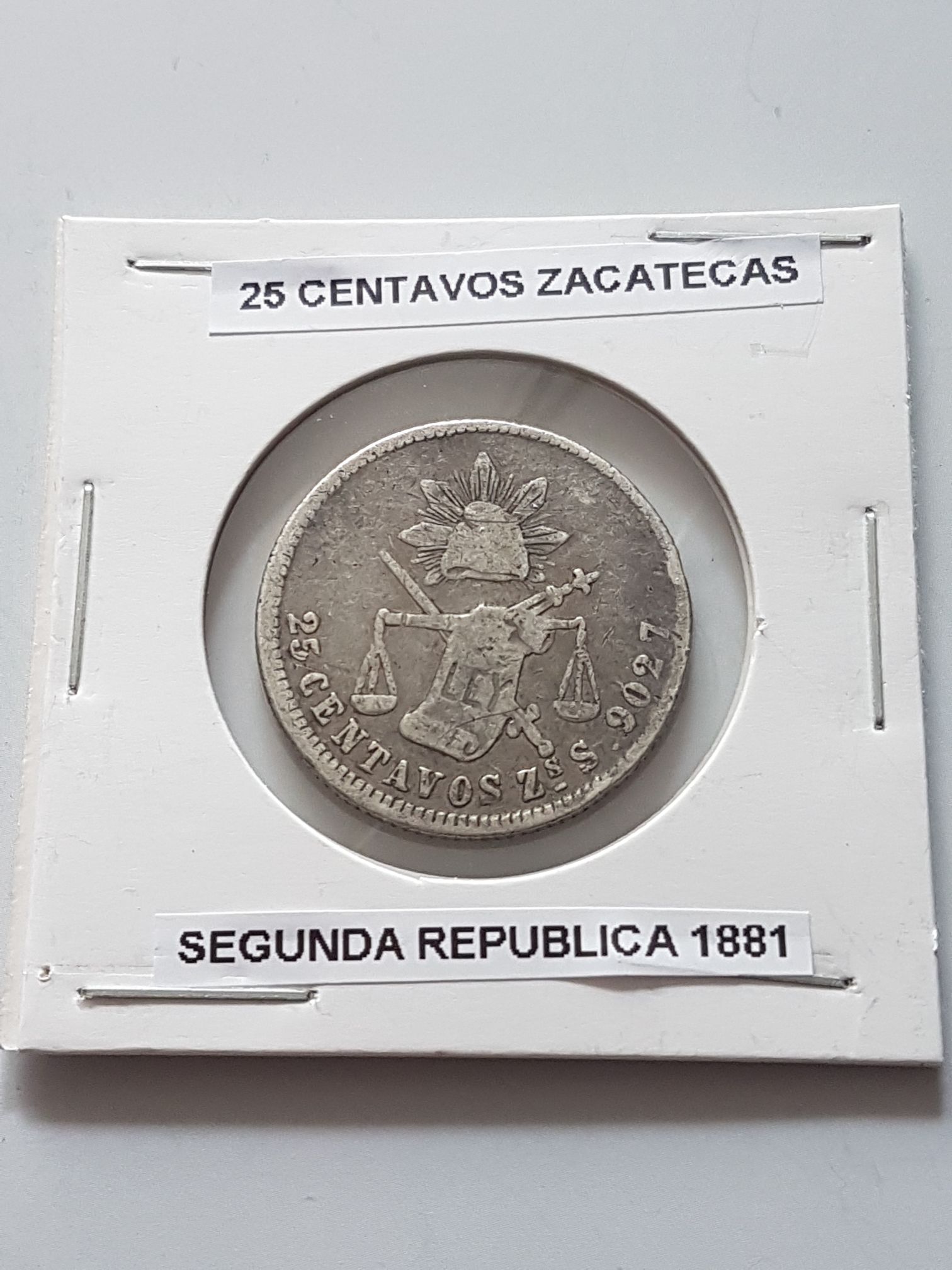 .25 Centavos De Mexico