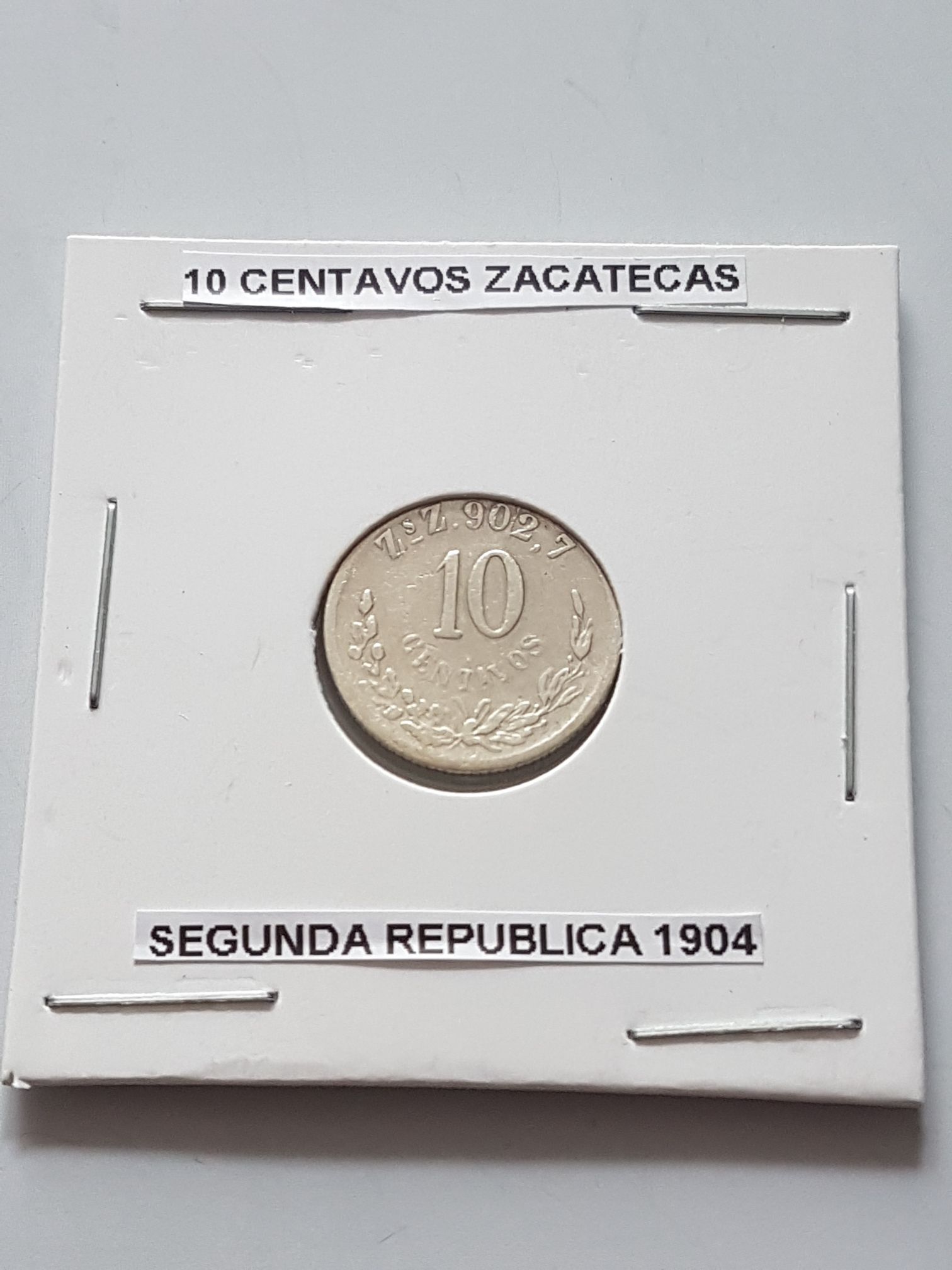 .10 Centavos Zacatecas  coin collectible - Main Image 1