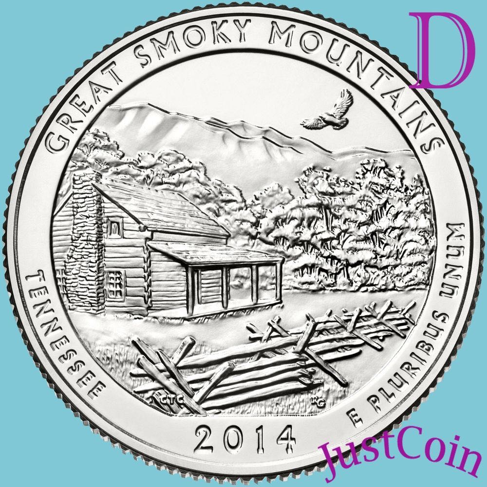 Great Smokey Mountains 2014  coin collectible - Main Image 2