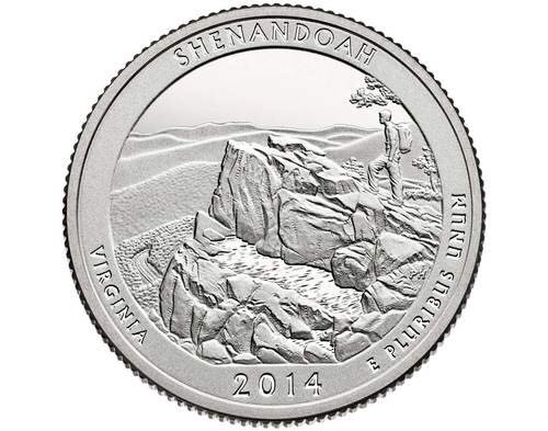 2014 Shenandoah Quarter  coin collectible - Main Image 2