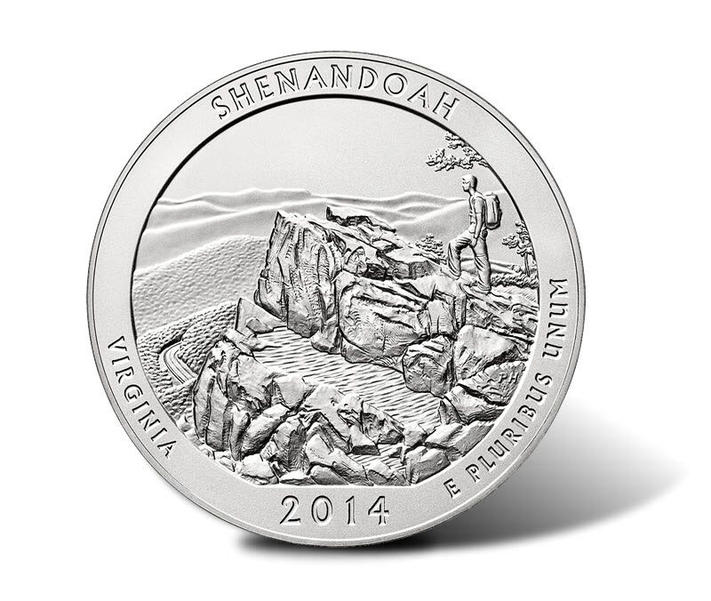 2014 P Shenandoah Quarter  coin collectible - Main Image 2