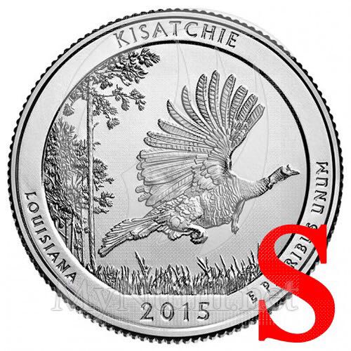 2015 S Kisatchie Quarter  coin collectible - Main Image 2