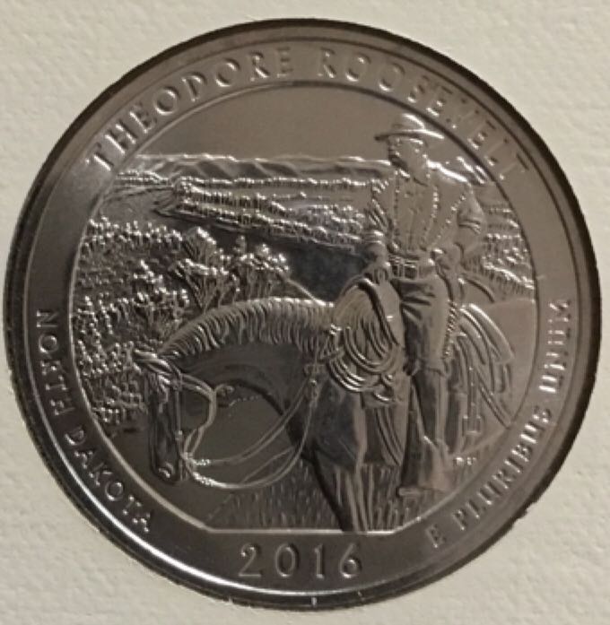 2016 Theodore Roosevelt Quarter  coin collectible - Main Image 2