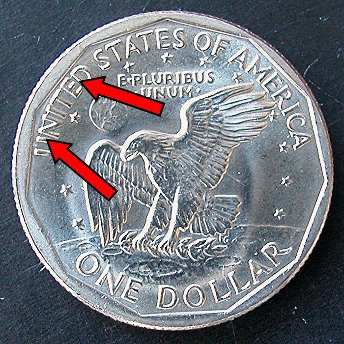 Dollar Susan B Anthony Gold  coin collectible - Main Image 2