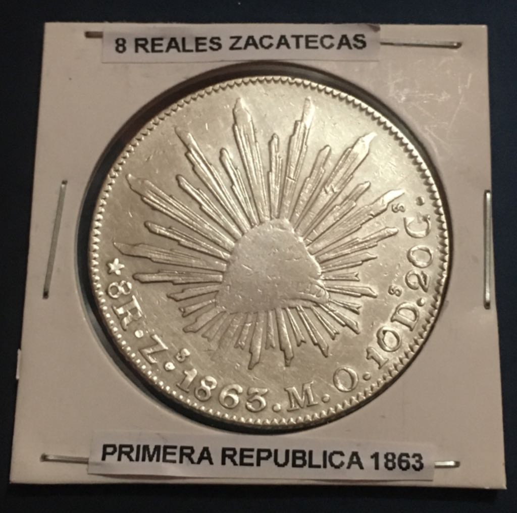 8 Reales Zacatecas  coin collectible - Main Image 1