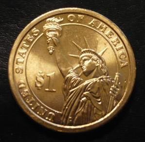 2007 D Thomas Jefferson Golden Dollar  coin collectible - Main Image 2